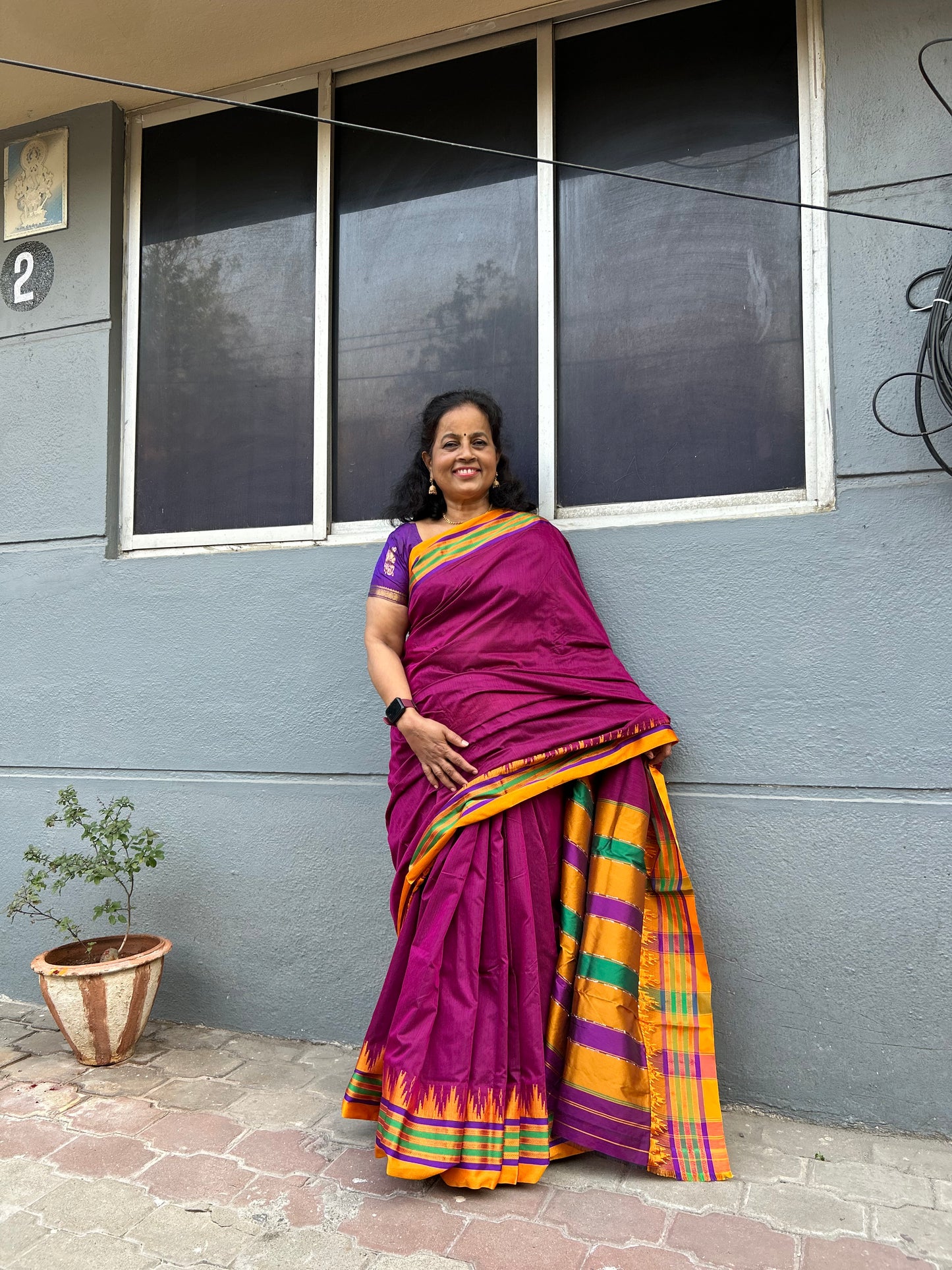 Isha Ilkal Cotton Saree