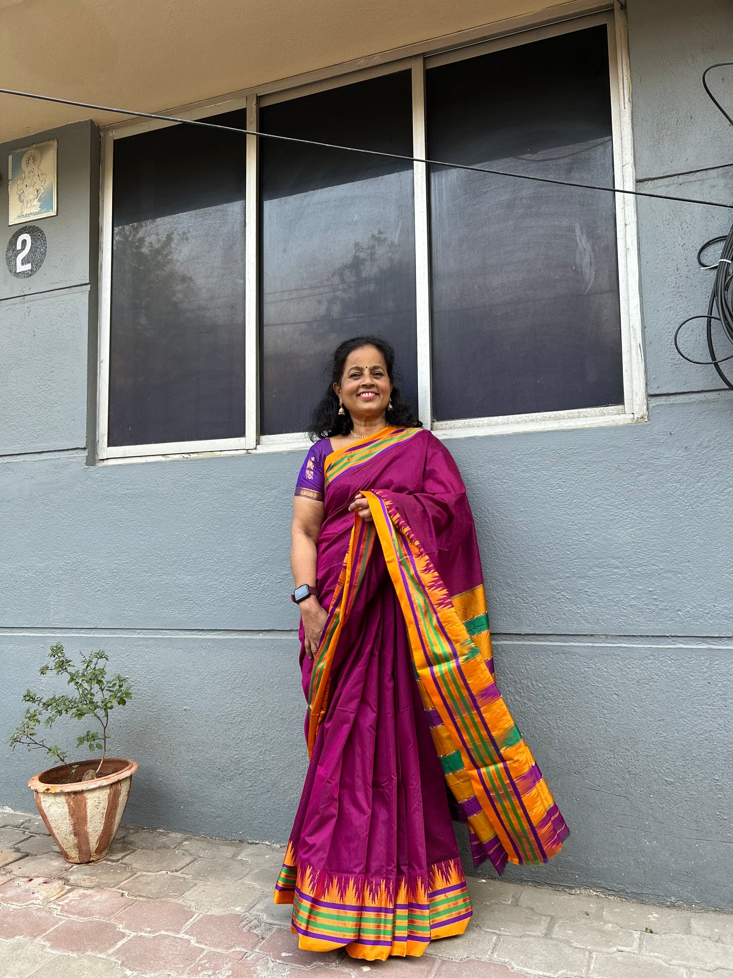 Isha Ilkal Cotton Saree