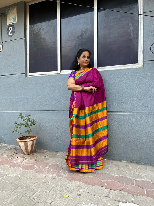 Isha Ilkal Cotton Saree