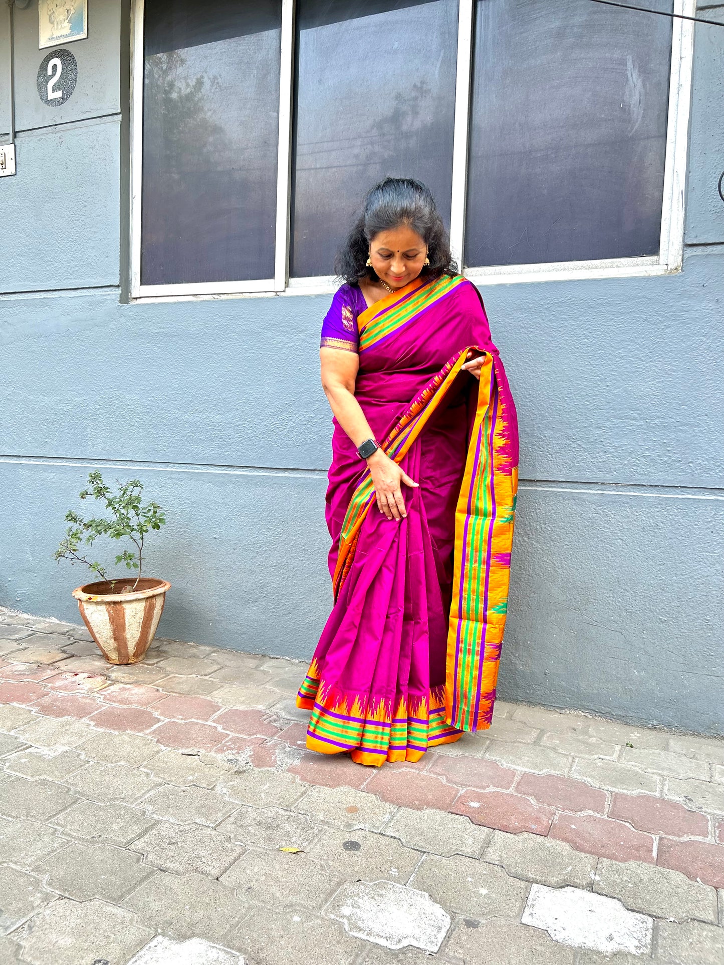 Isha Ilkal Cotton Saree