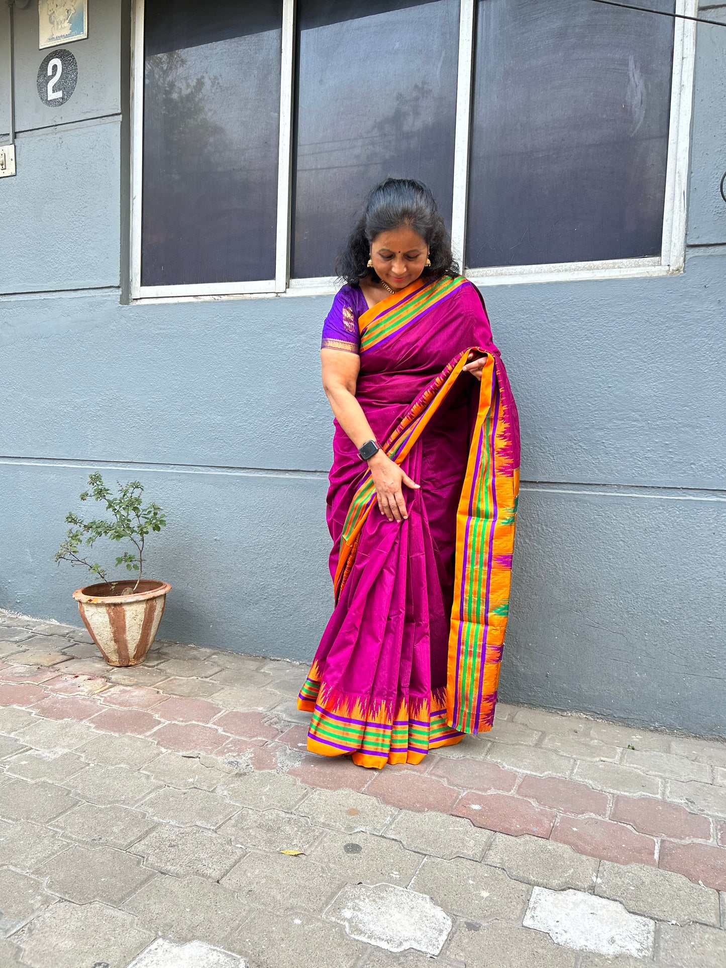 Isha Ilkal Cotton Saree