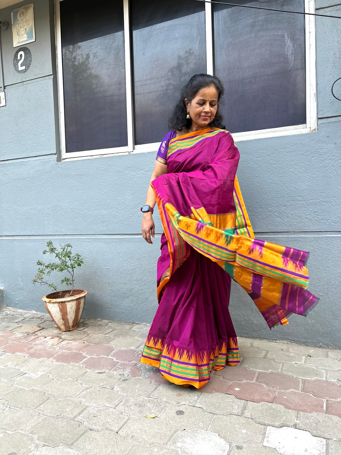 Isha Ilkal Cotton Saree