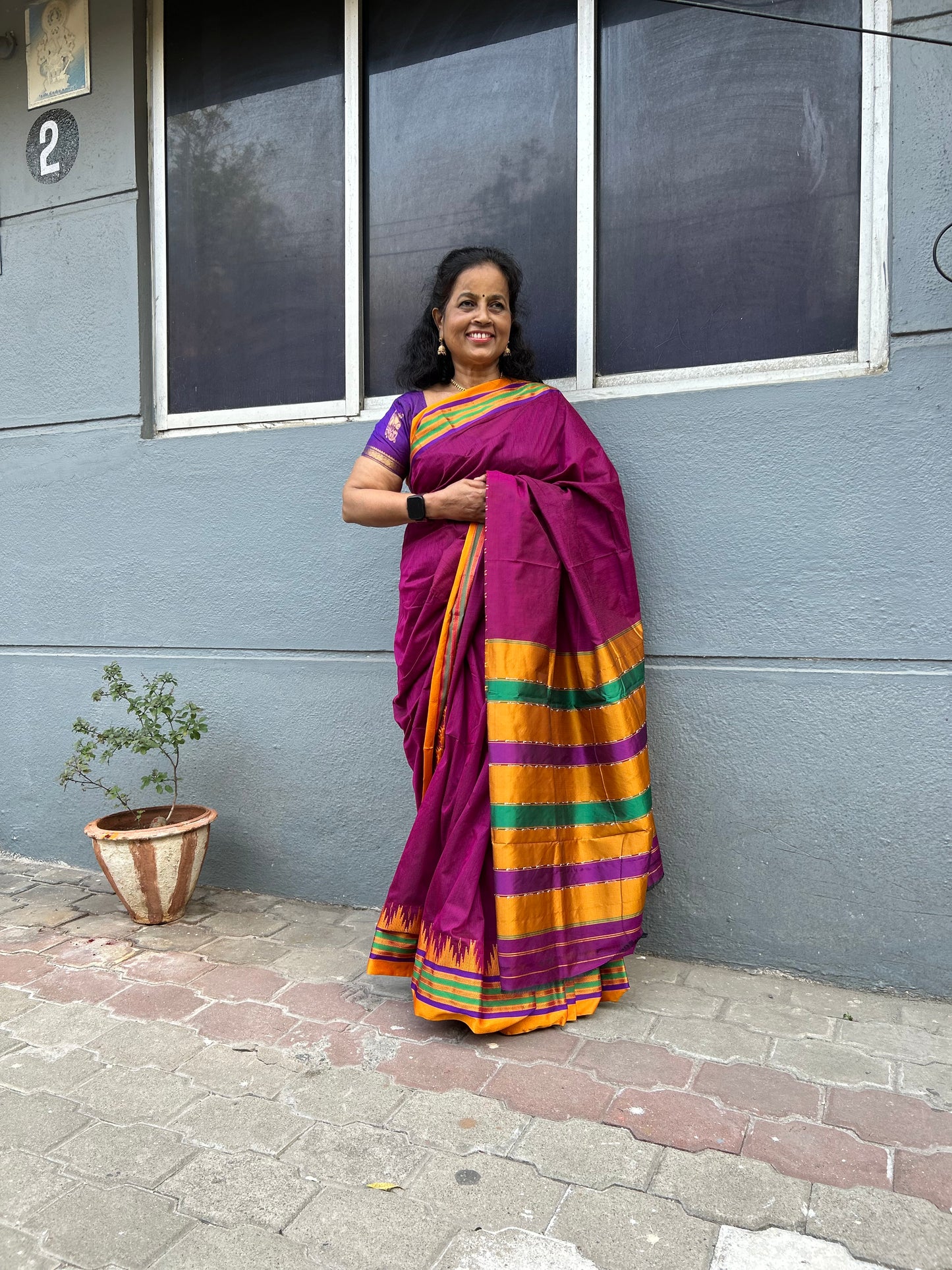 Isha Ilkal Cotton Saree