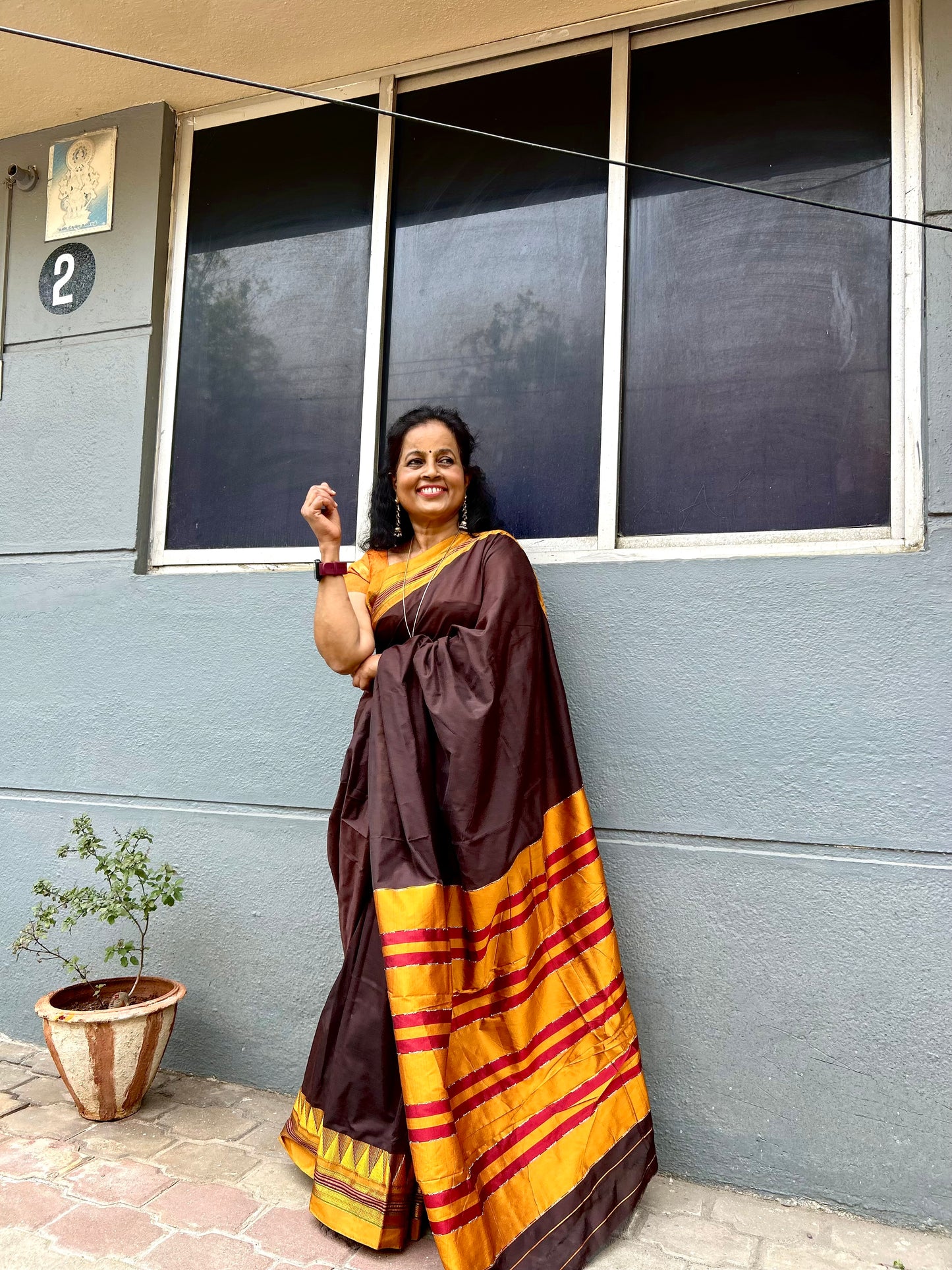 Isha Ilkal Cotton Saree