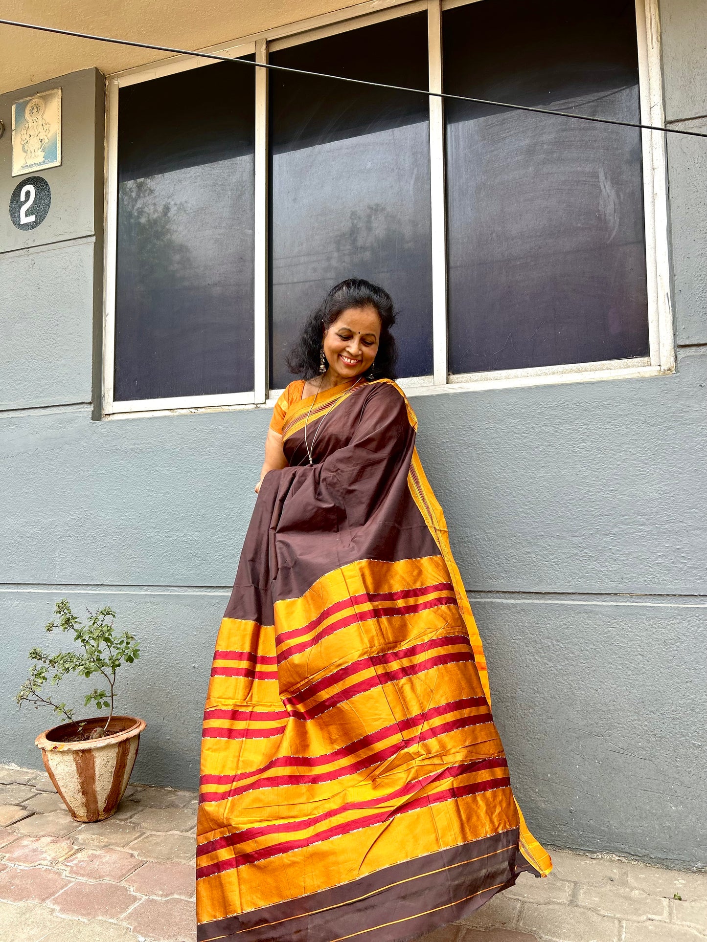Isha Ilkal Cotton Saree