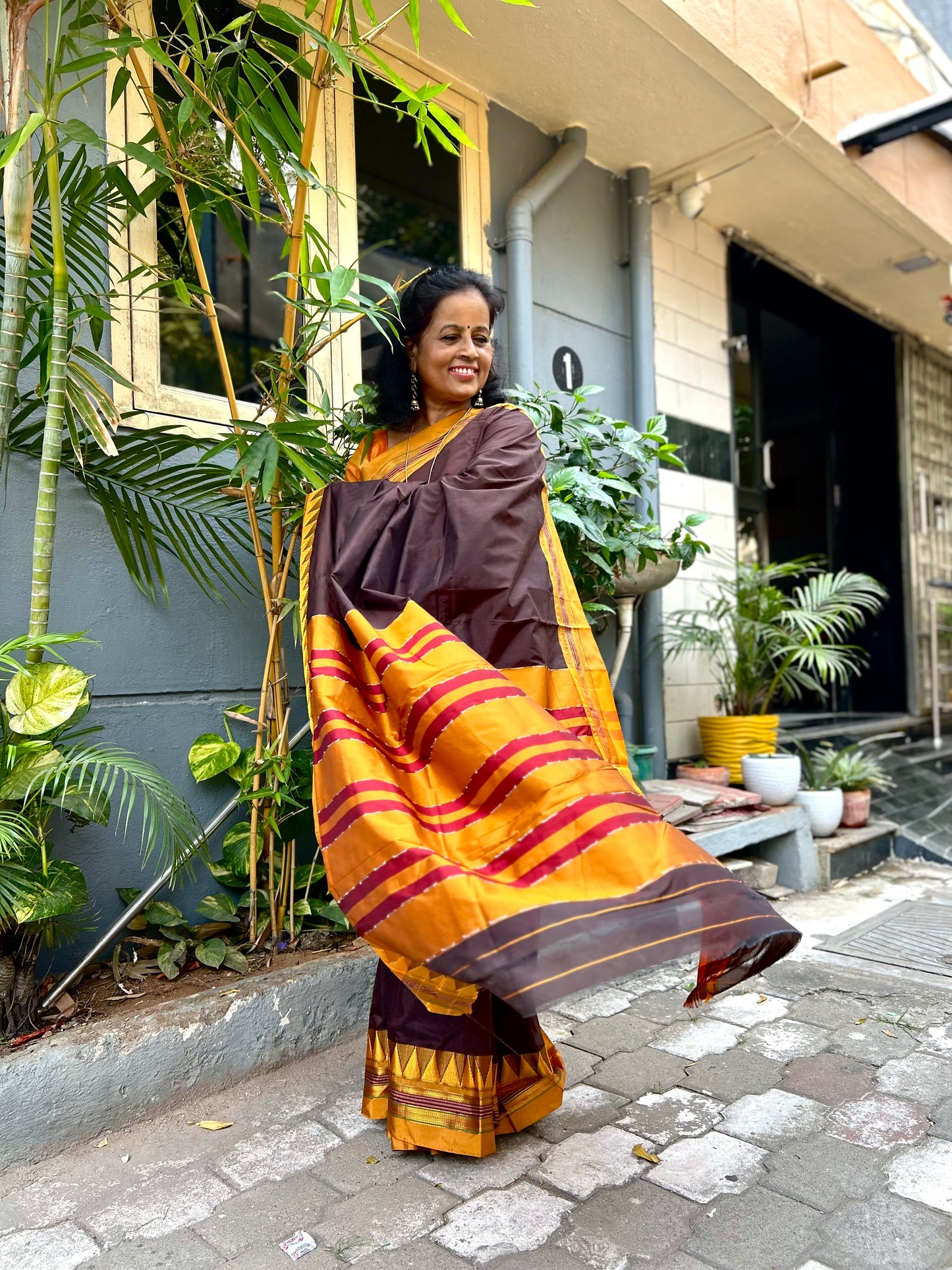 Isha Ilkal Cotton Saree