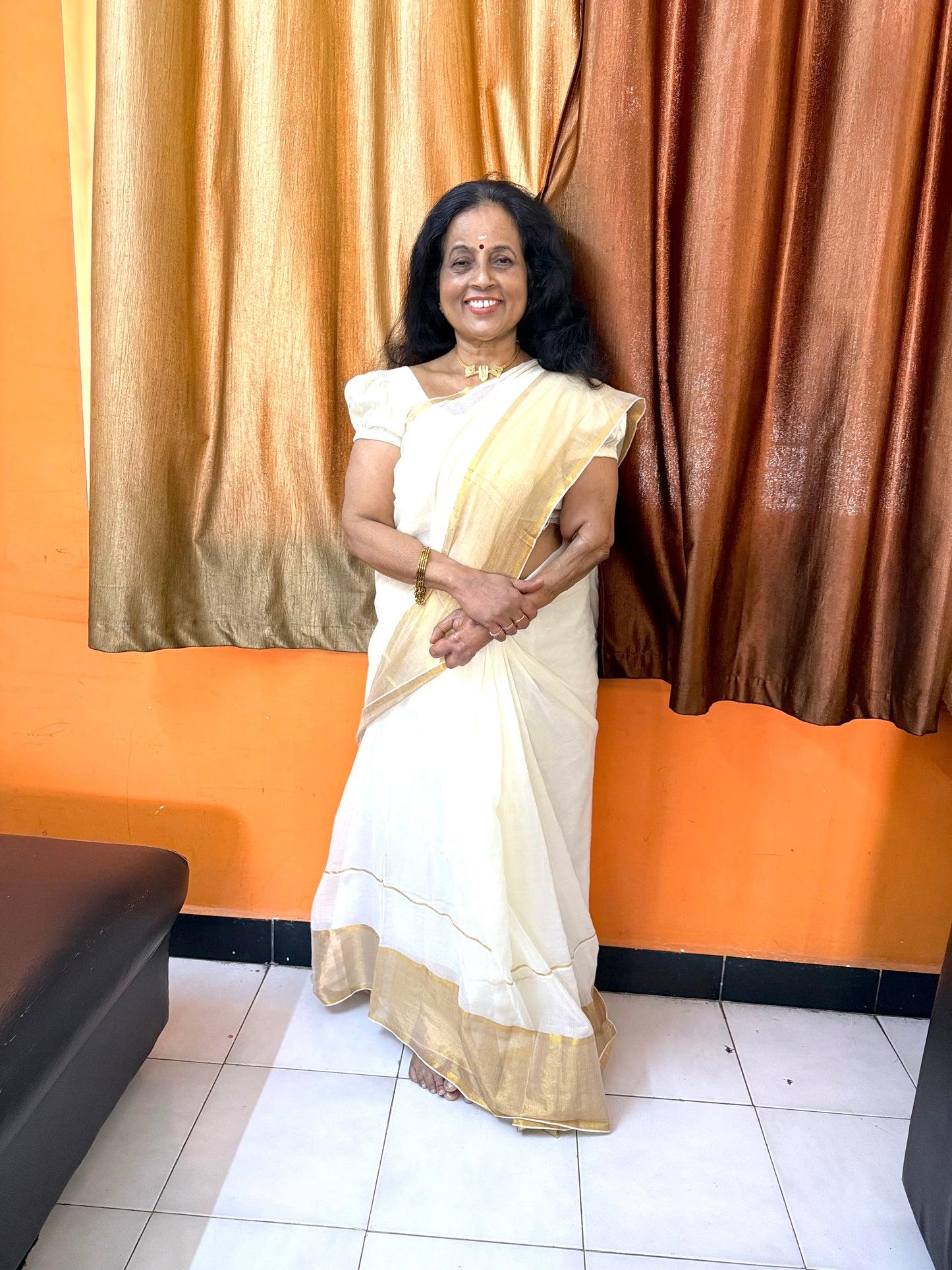 Offwhite Onam Sarees