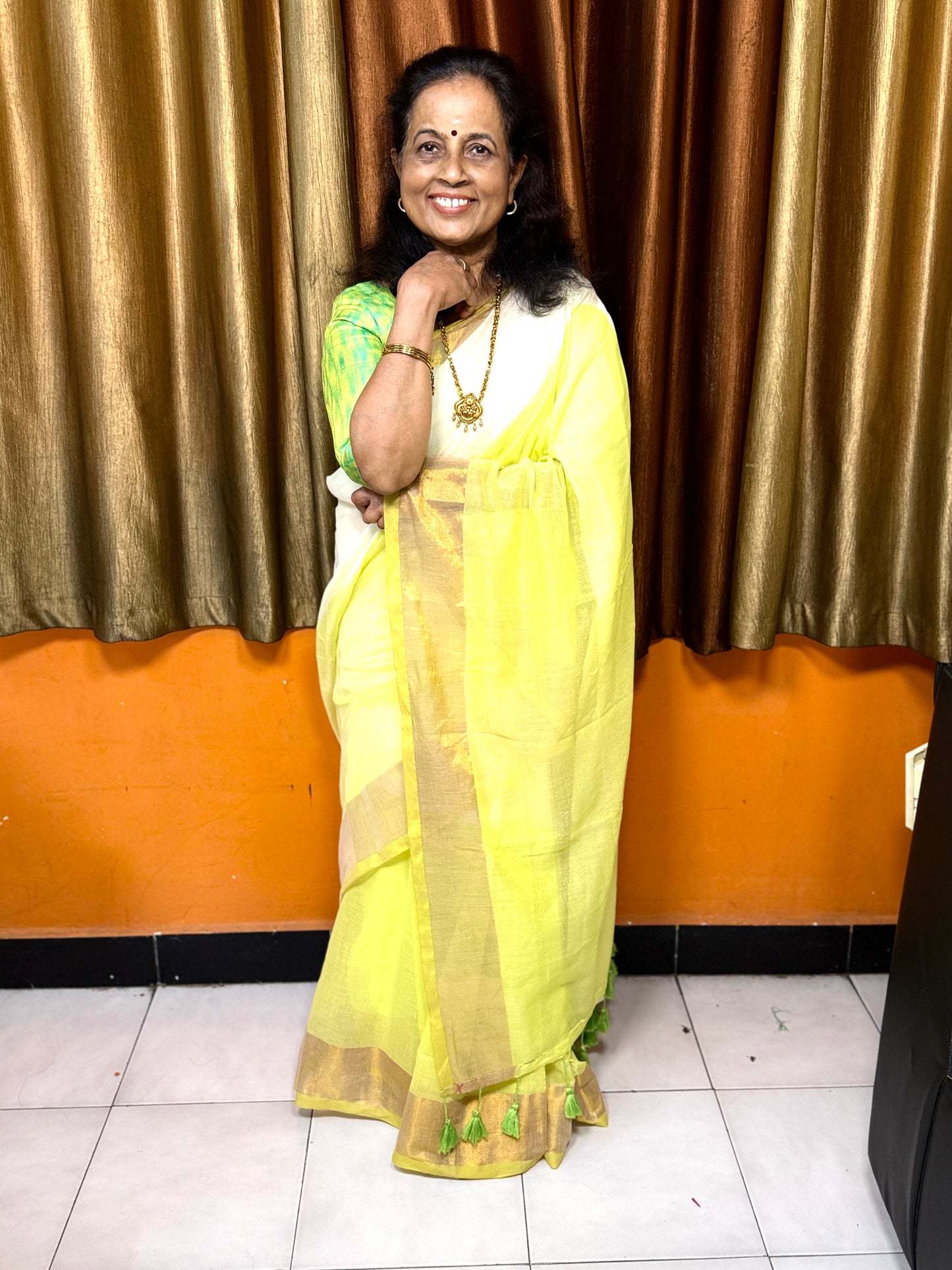 Offwhite Onam Sarees