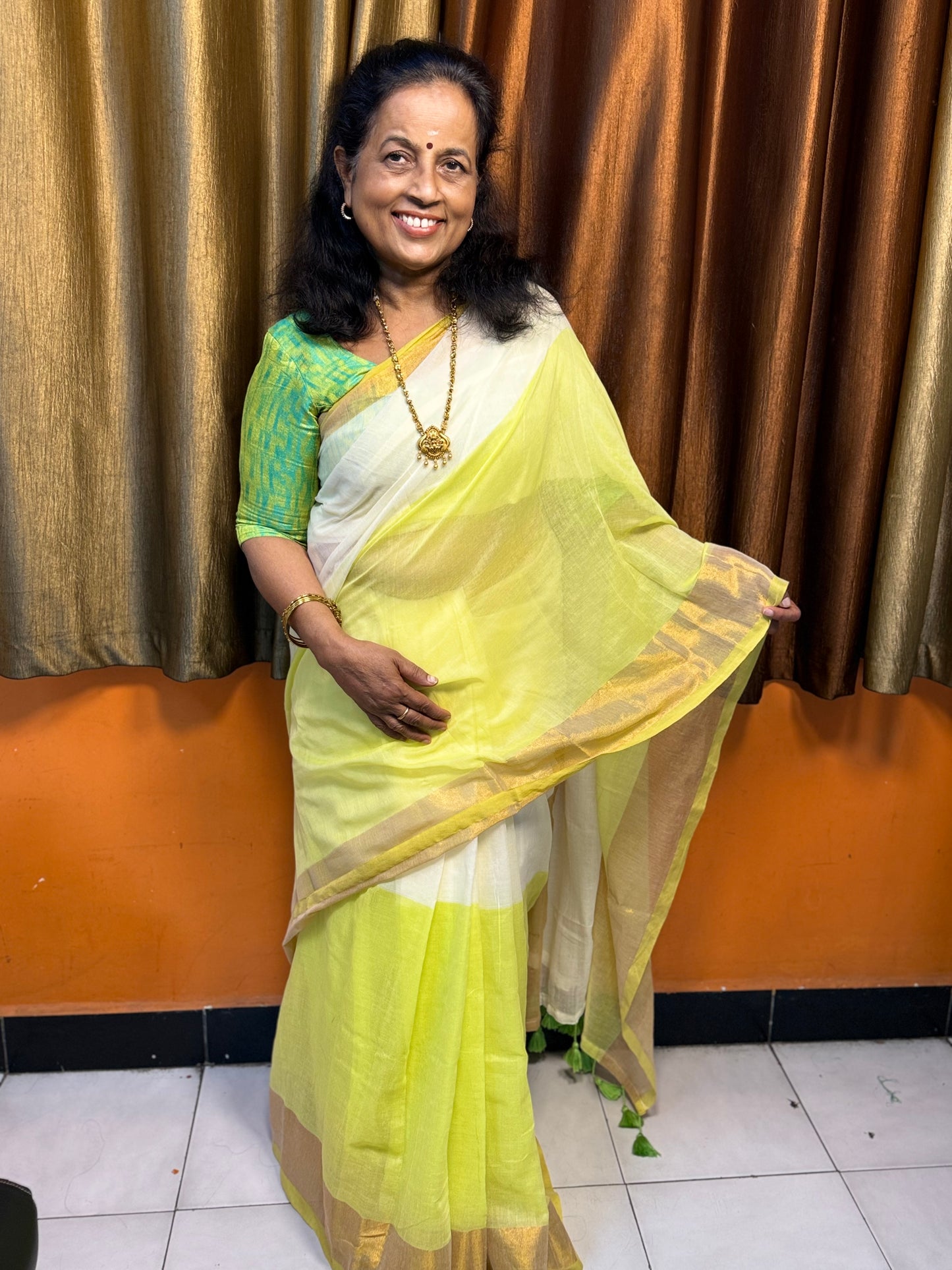 Offwhite Onam Sarees