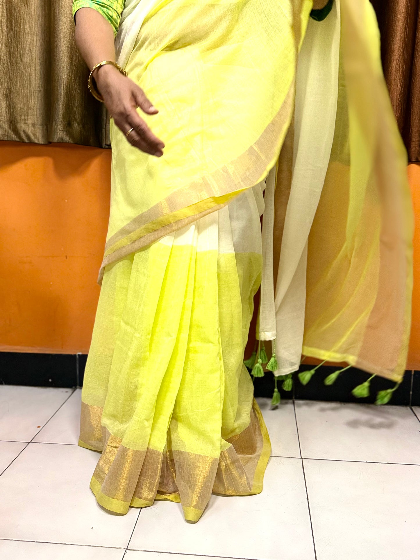 Offwhite Onam Sarees