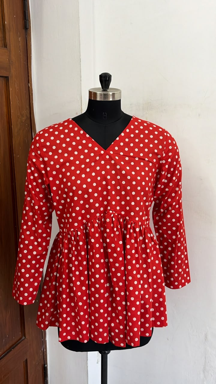 Florence Bloom Peplum Top