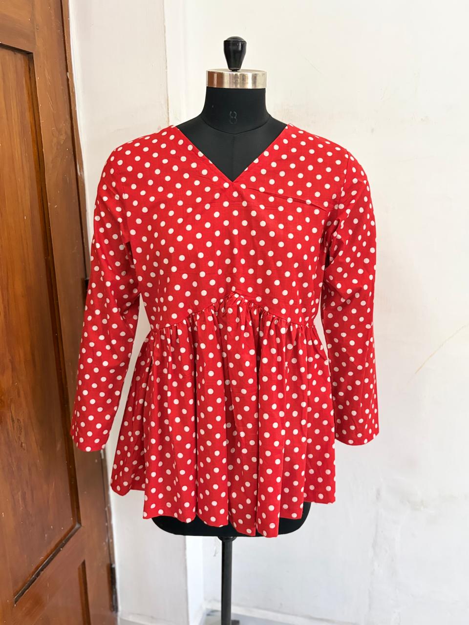 Florence Bloom Peplum Top