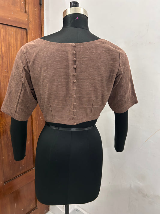 Boondhi Button Detailed Blouse