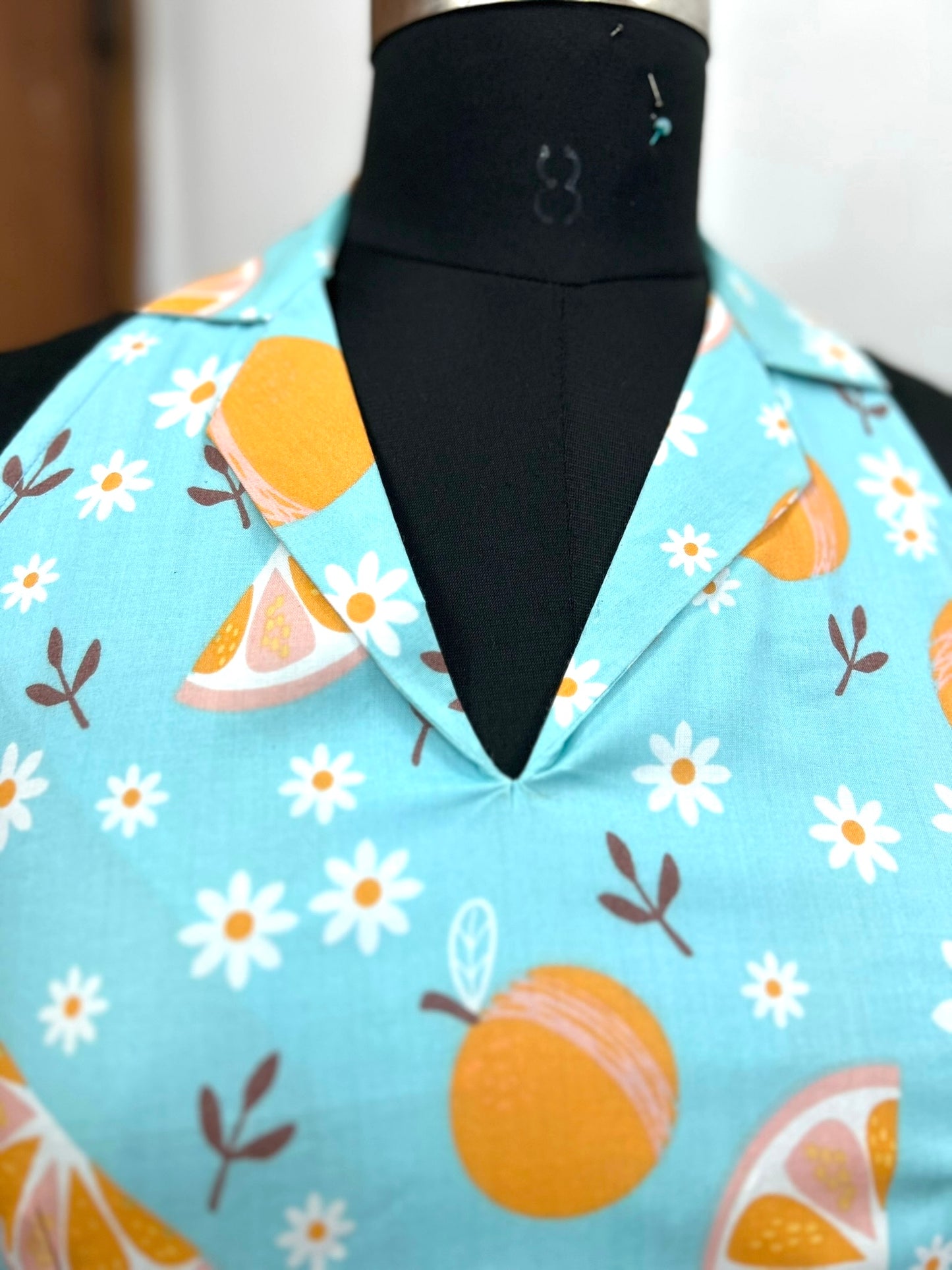 Amalfi Citrus Bloom Cotton Dress