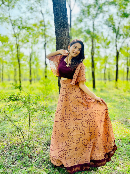 Cut out Karaikudi Maxi dress Beige