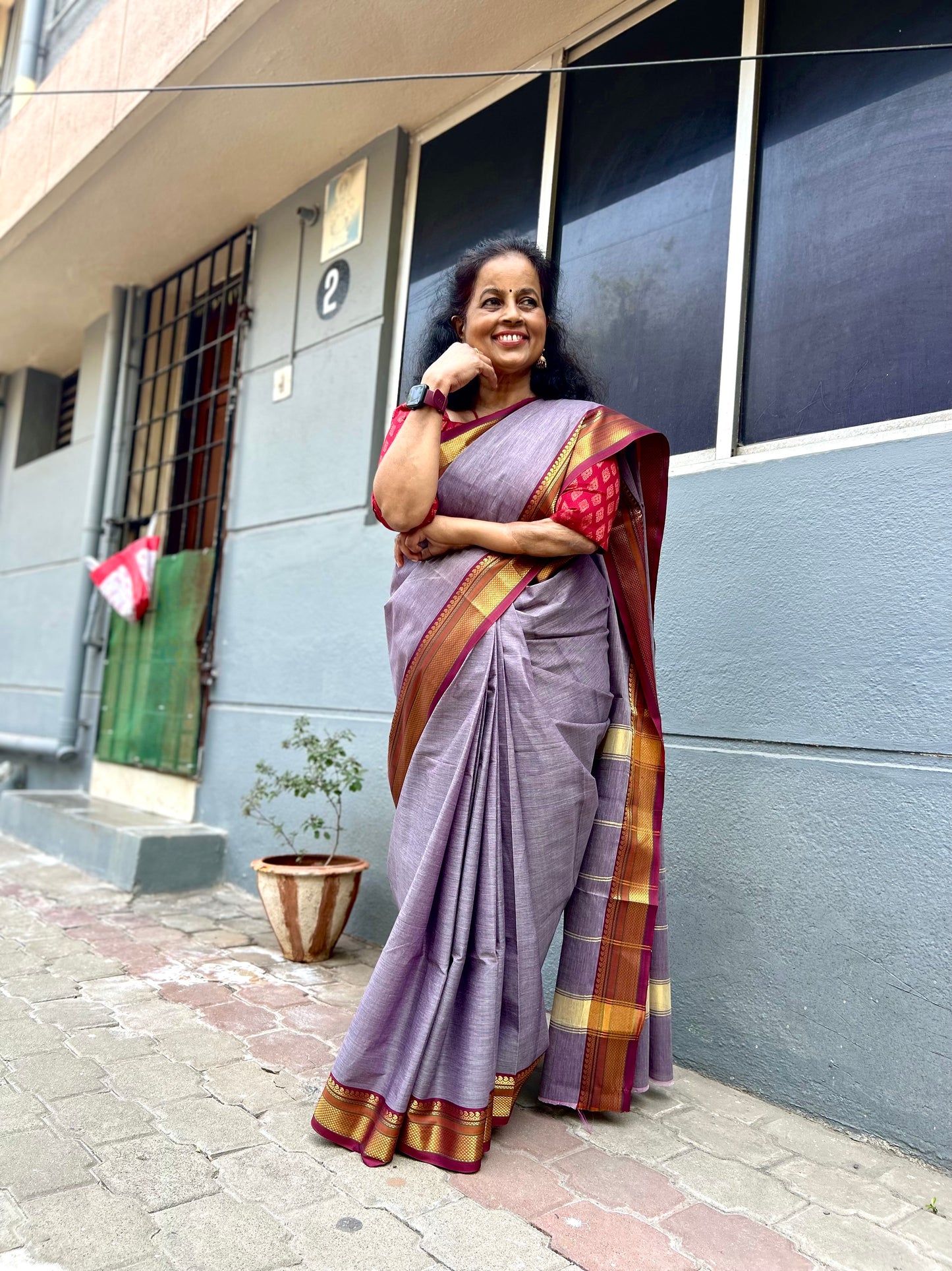 Kamakshi Cotton Blend Sarees