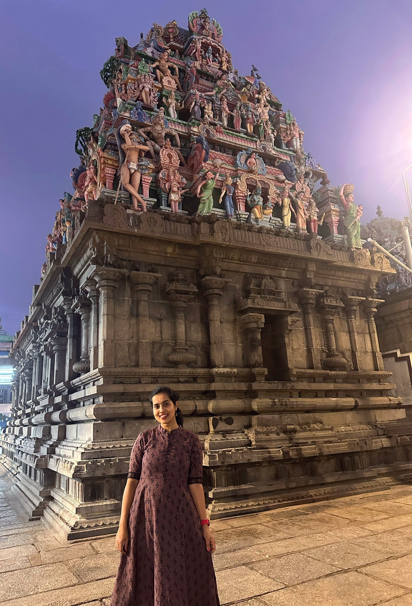 Chettinadu Sungudi Midi Dress