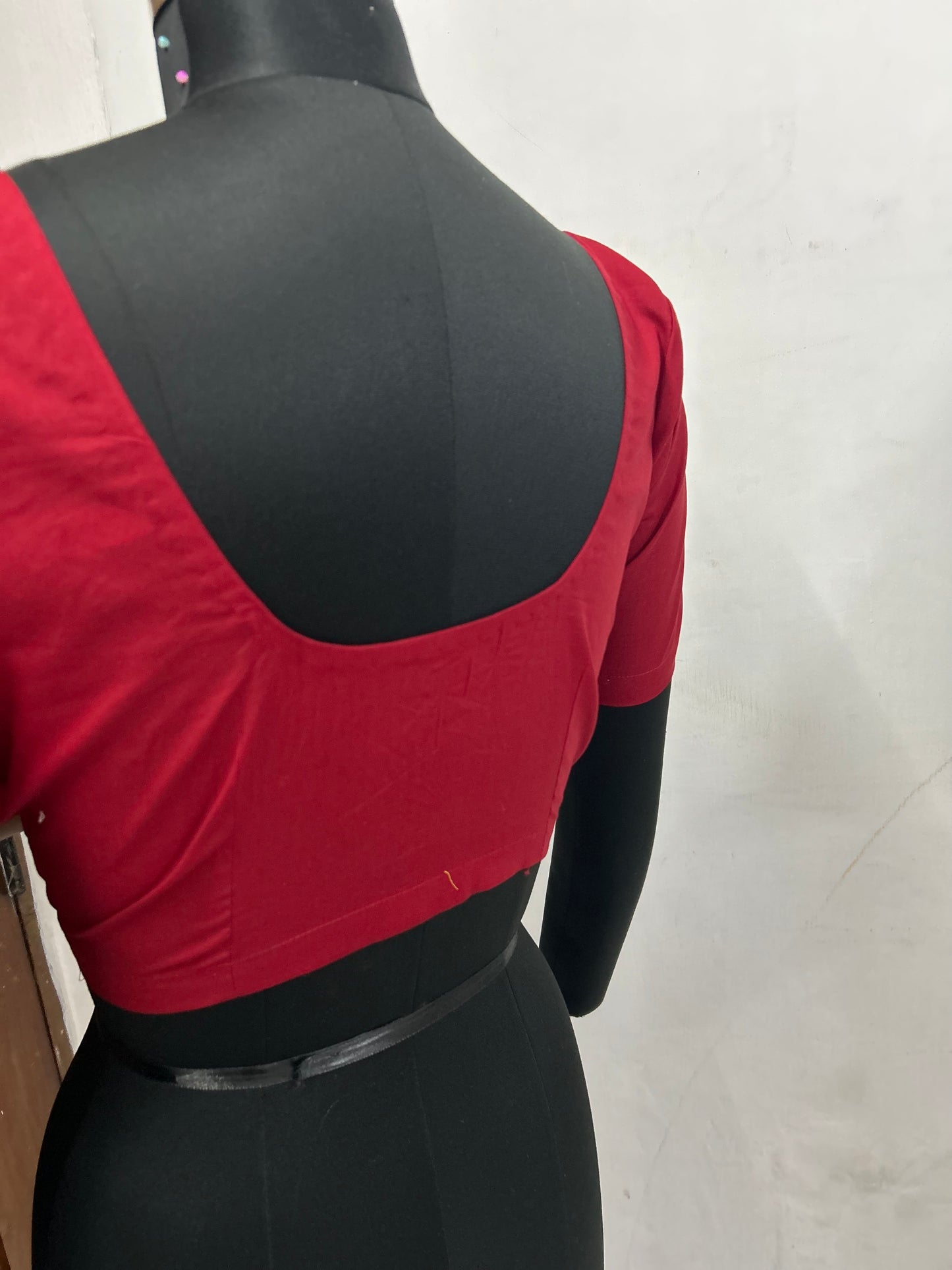 Basic Elbow size Plain Readymade blouse