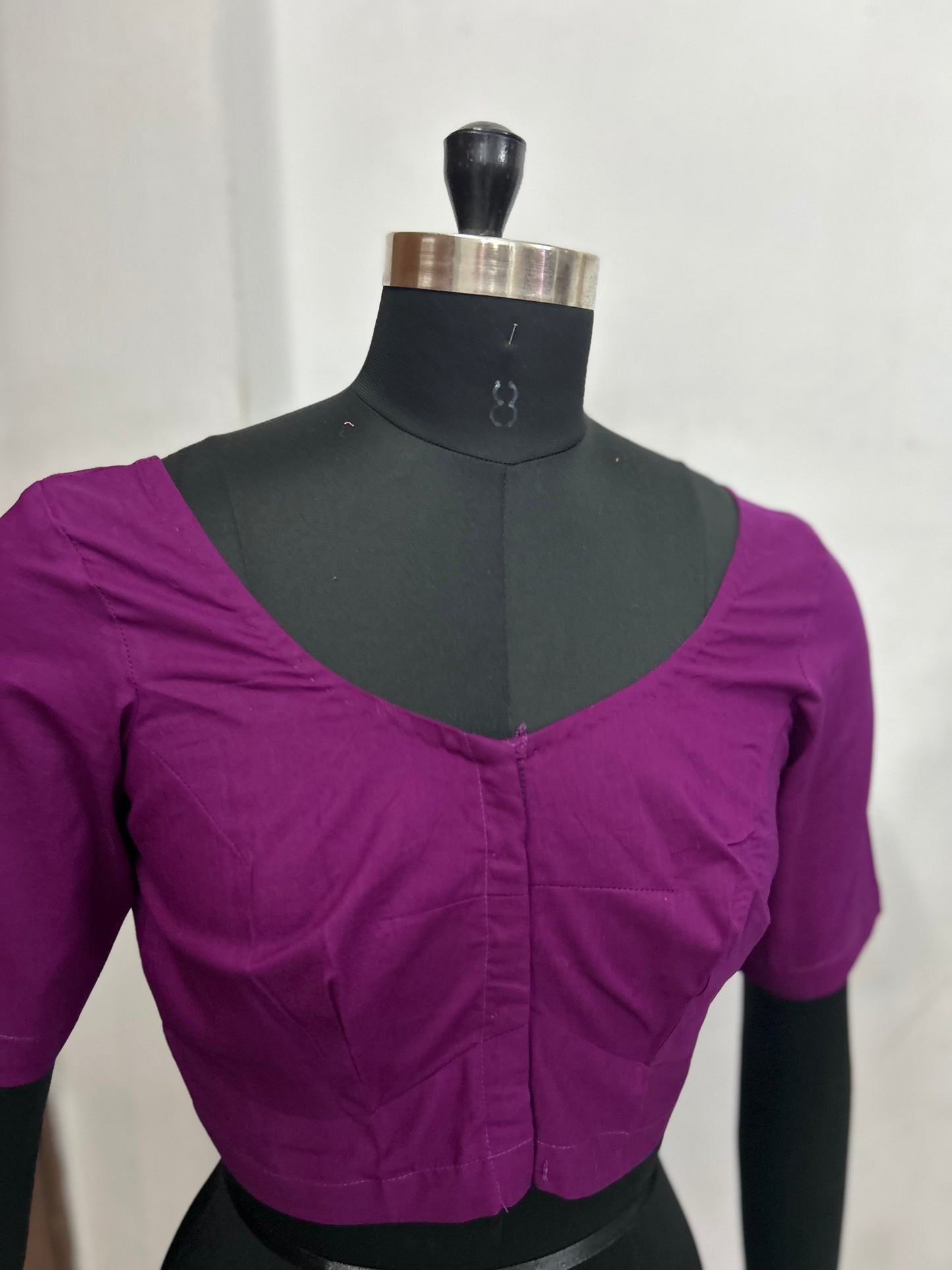 Basic Elbow size Plain Readymade blouse
