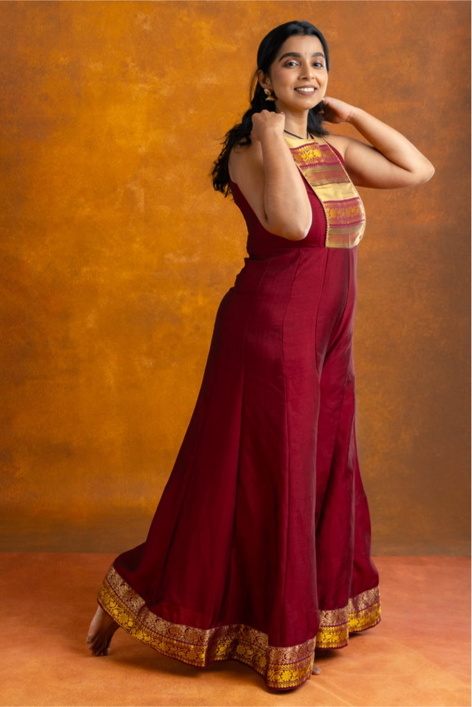 Tanjore Tales Silk Jumpsuits Seattle Store