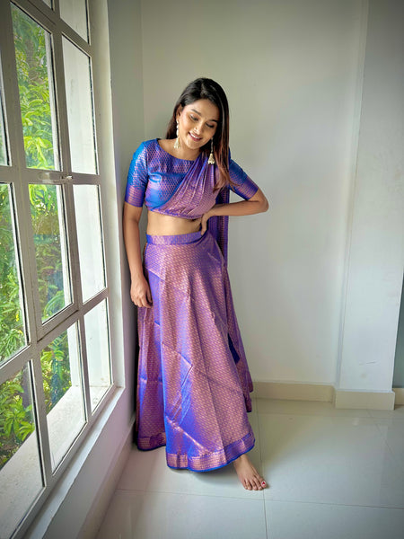 Banarazi Predraped  Saree