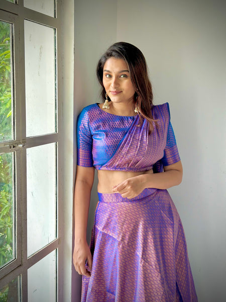 Banarazi Predraped  Saree