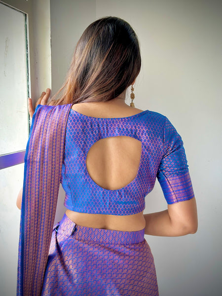 Banarazi Predraped  Saree