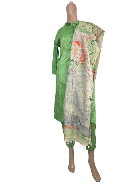 Incredible India Kurta set  and Marble Dupatta - Seatle Store