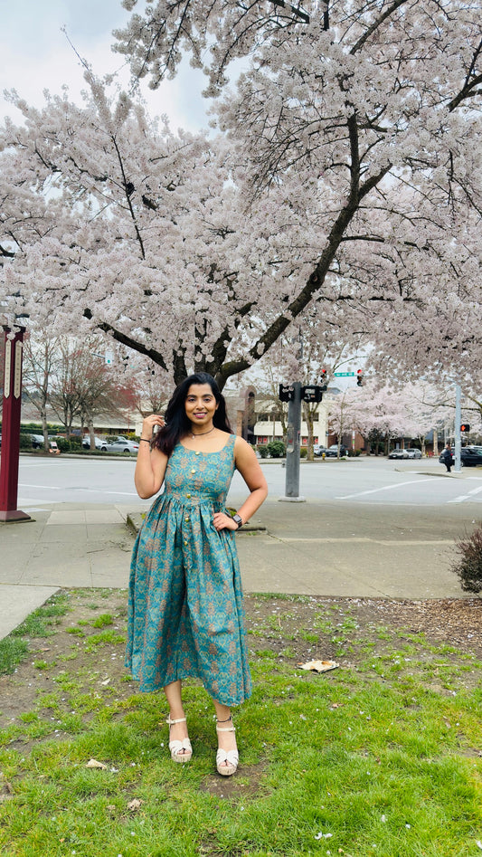 Crete Corset Ankle length Summer  dress