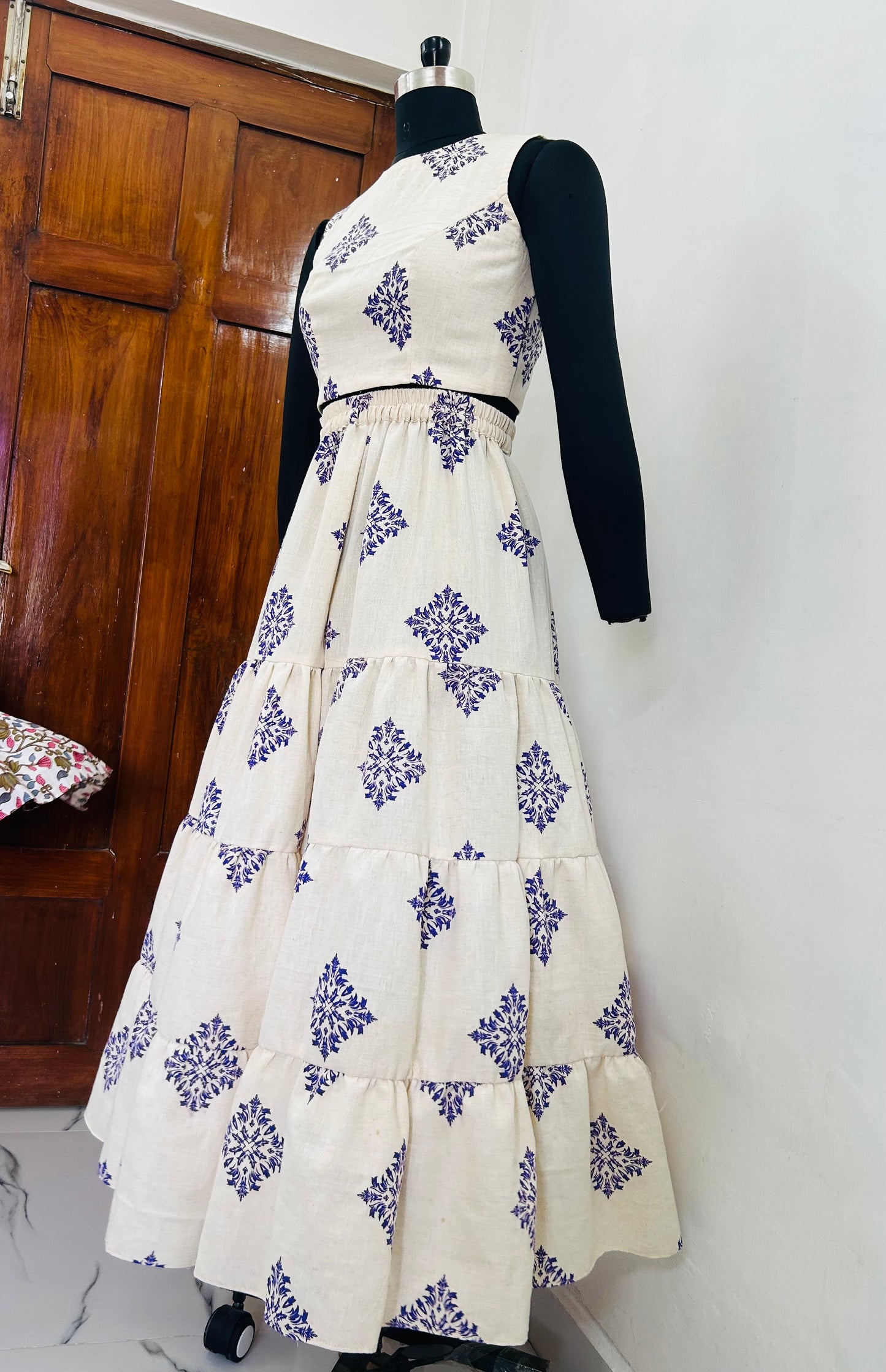 Culver City High Waist Coords Set Olive Green Ajrak