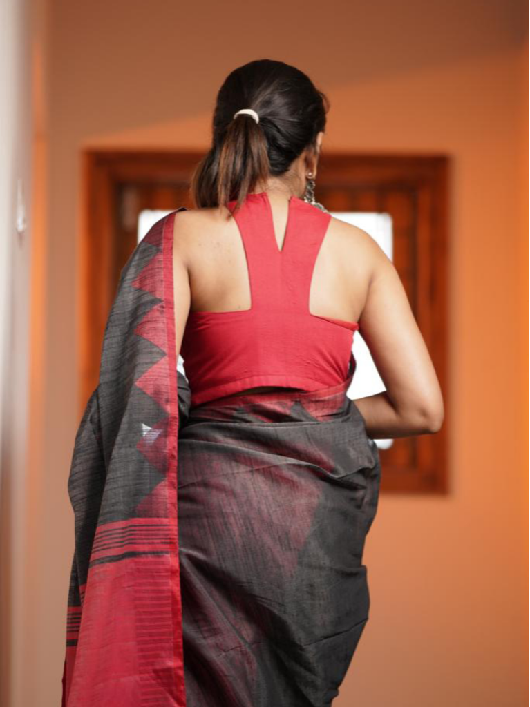 Amrutha Khadi Silk Woven Saree