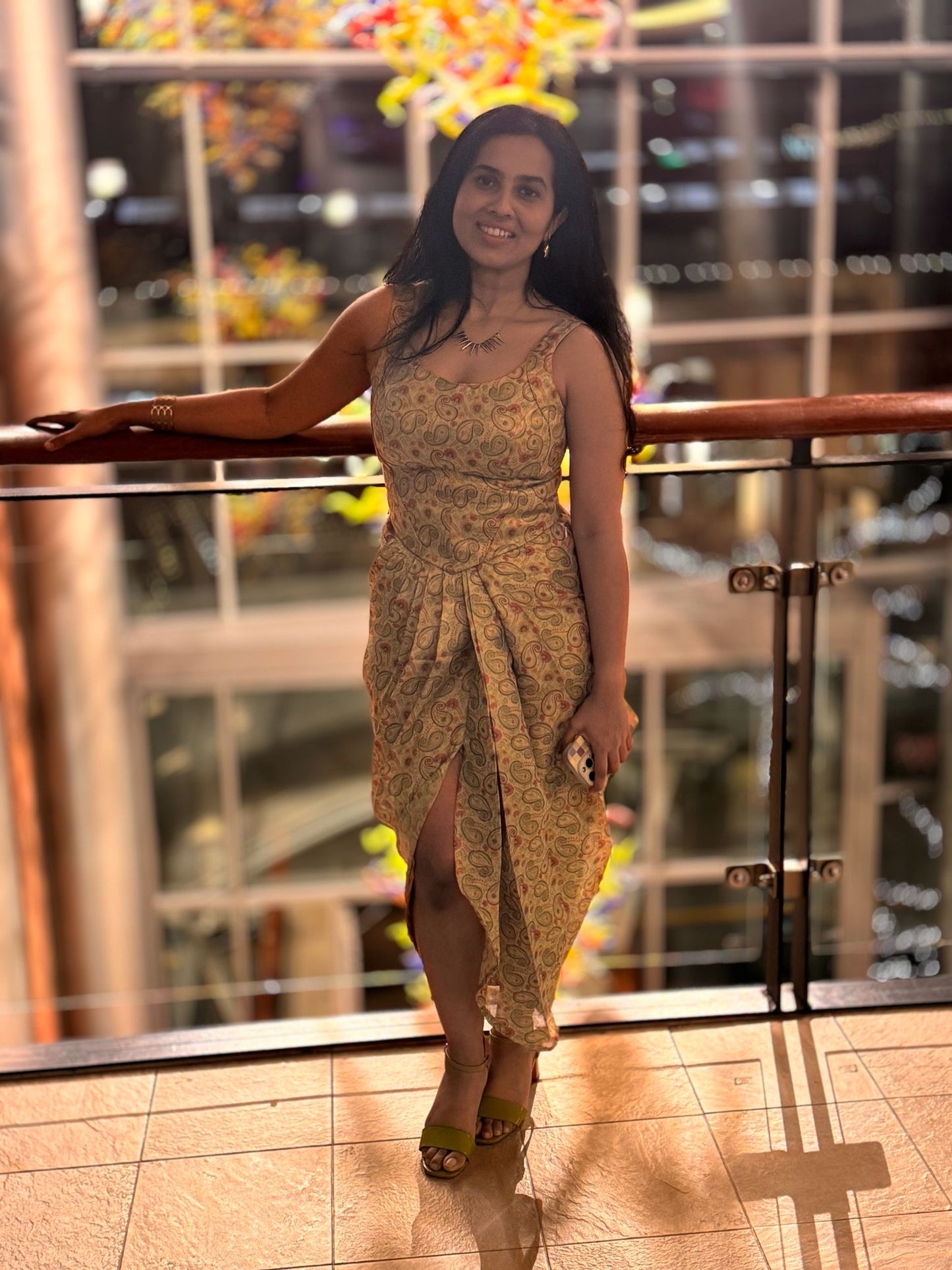 Parisian Paisley Corset and draped skirt Coords