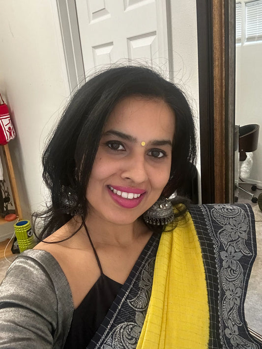 Arm wrap blouse Black and Gray