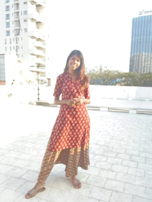 Culver City Palazzo Coords - black and brown