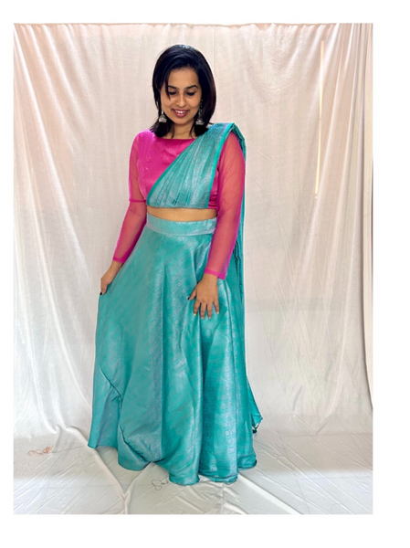 Banarazi Pre Draped Saree