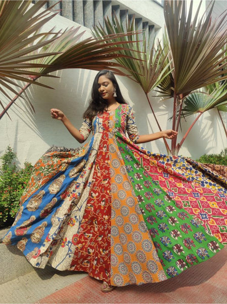 Burano  Multi Color Maxi Dress