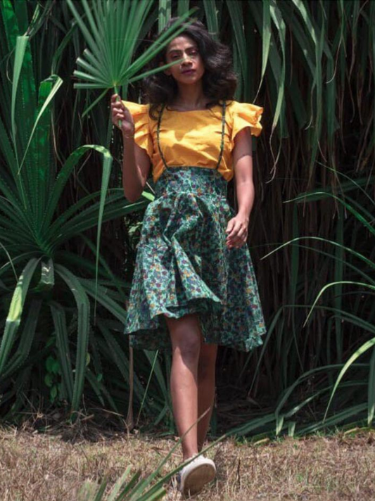 Davince Dungaree Skirt