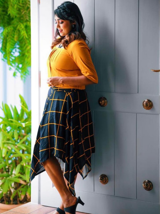 Scottish Crisscross Skirt Set