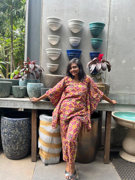 Culver City Coords- Pant and Kaftan Top full